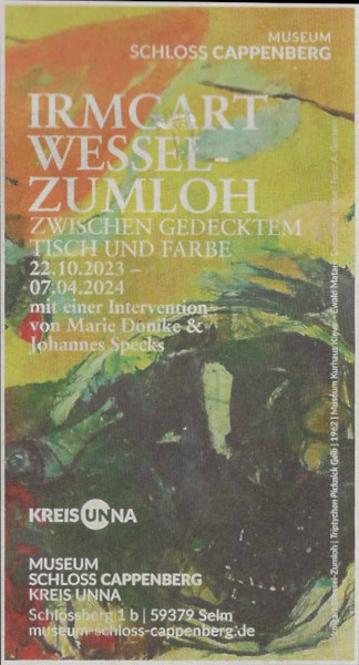 Kunst Art IWZ Anzeige Cappenberg 600
